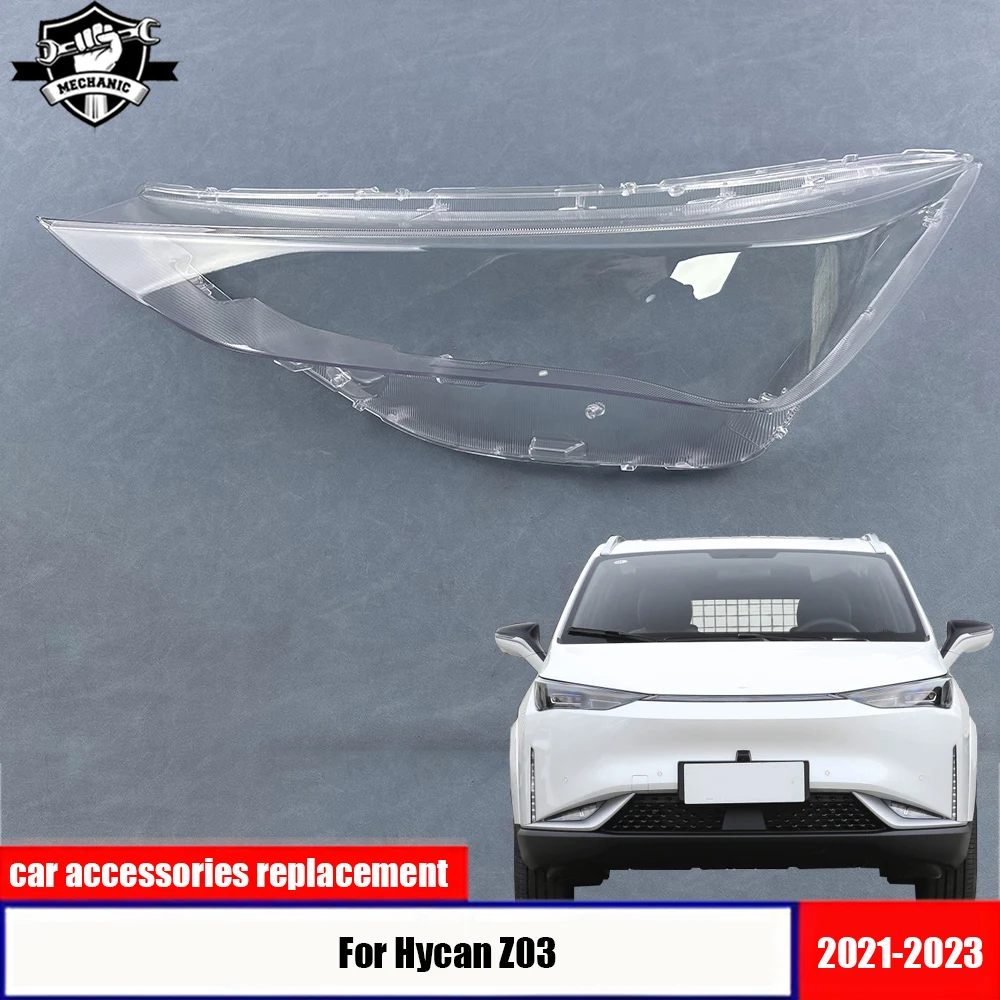 For Hycan Z03 2021-2023 Headlight Cover Transparent Headlamp Shell Lamp Shade Lens Replace Original Lampshade Plexiglass
For Hycan Z03 2021-2023 Headlight Cover Transparent Headlamp Shell Lamp Shade Lens Replace Original Lampshade Plexiglass