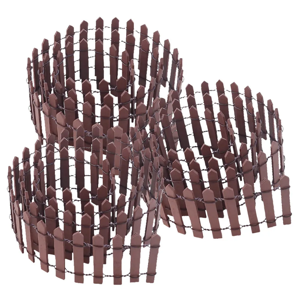3Pcs Miniature Wood Fence Micro Landscape Fence for Garden Fairy Mini Garden Decoration Dollhouse Outdoor Scene
3Pcs Miniature Wood Fence Micro Landscape Fence for Garden Fairy Mini Garden Decoration Dollhouse Outdoor Scene
