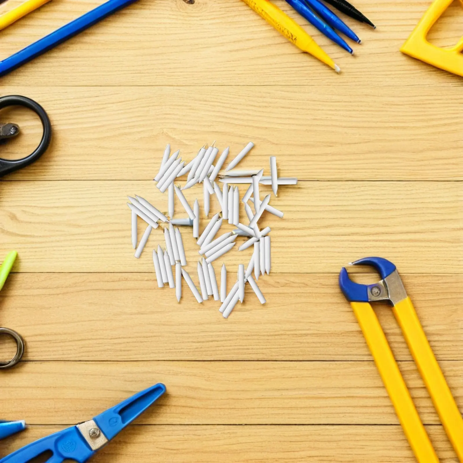 60 шт. термостойких белых опорных штифтов для керамики, для обжига и работы с глиной
60 шт. термостойких белых опорных штифтов для керамики, для обжига и работы с глиной