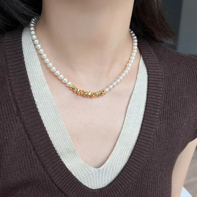 Australian White Shijia Pearl Necklace Light Luxury Niche High-end French Knotted Neck Chain Cold Feeling Jewelry
Australian White Shijia Pearl Necklace Light Luxury Niche High-end French Knotted Neck Chain Cold Feeling Jewelry