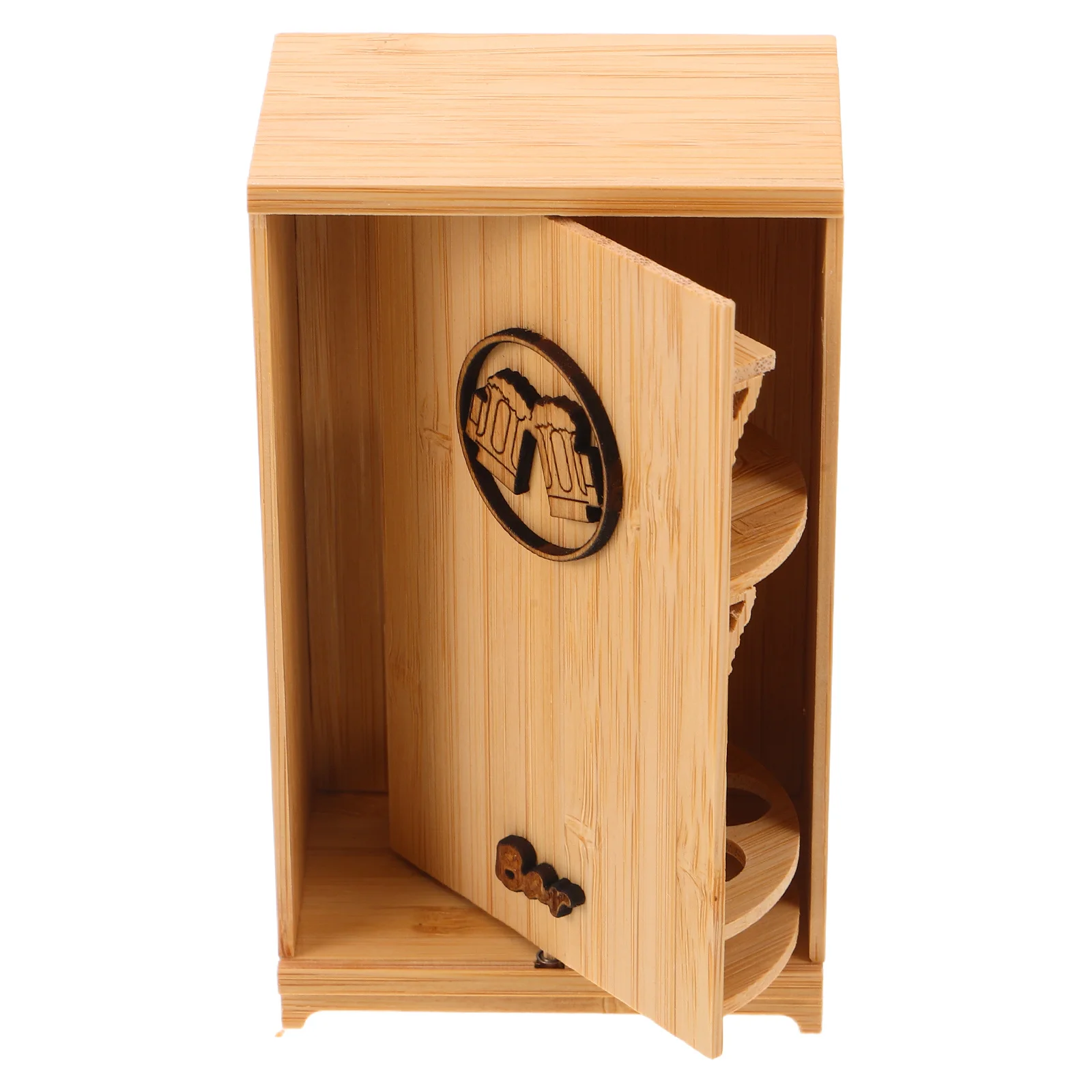 Mini Wood Vintage Wine Cabinet Dollhouse Kitchen Furniture Miniature Display Shelf Cupboard Storage for Mini House Accessories
Mini Wood Vintage Wine Cabinet Dollhouse Kitchen Furniture Miniature Display Shelf Cupboard Storage for Mini House Accessories