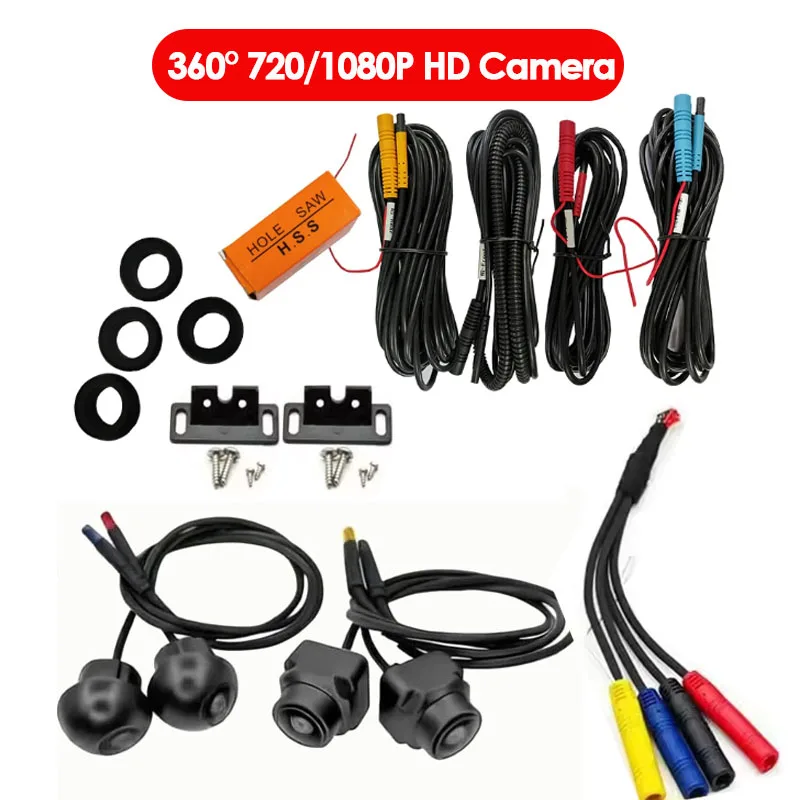 3D Panoramic Camera 720/1080P HD Rear/front/left/right Multi-Angle View Camera for Built In 360 App Car Android Radio Multimedia
3D Panoramic Camera 720/1080P HD Rear/front/left/right Multi-Angle View Camera for Built In 360 App Car Android Radio Multimedia