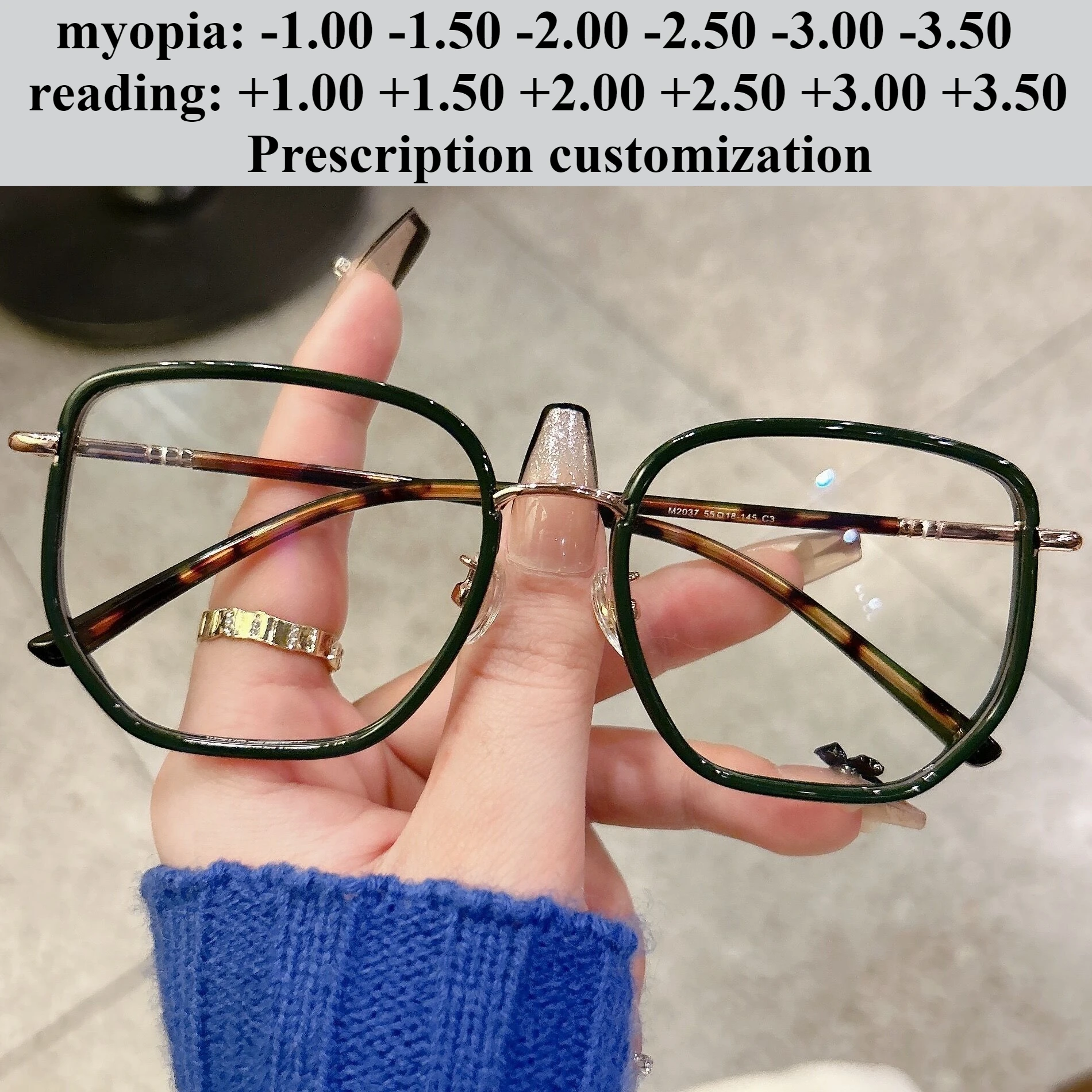 56 мм новая сверхлегкая женская большая оправа на заказ с защитой от синего света, очки для близорукости, оправа для очков для чтения
56 мм новая сверхлегкая женская большая оправа на заказ с защитой от синего света, очки для близорукости, оправа для очков для чтения