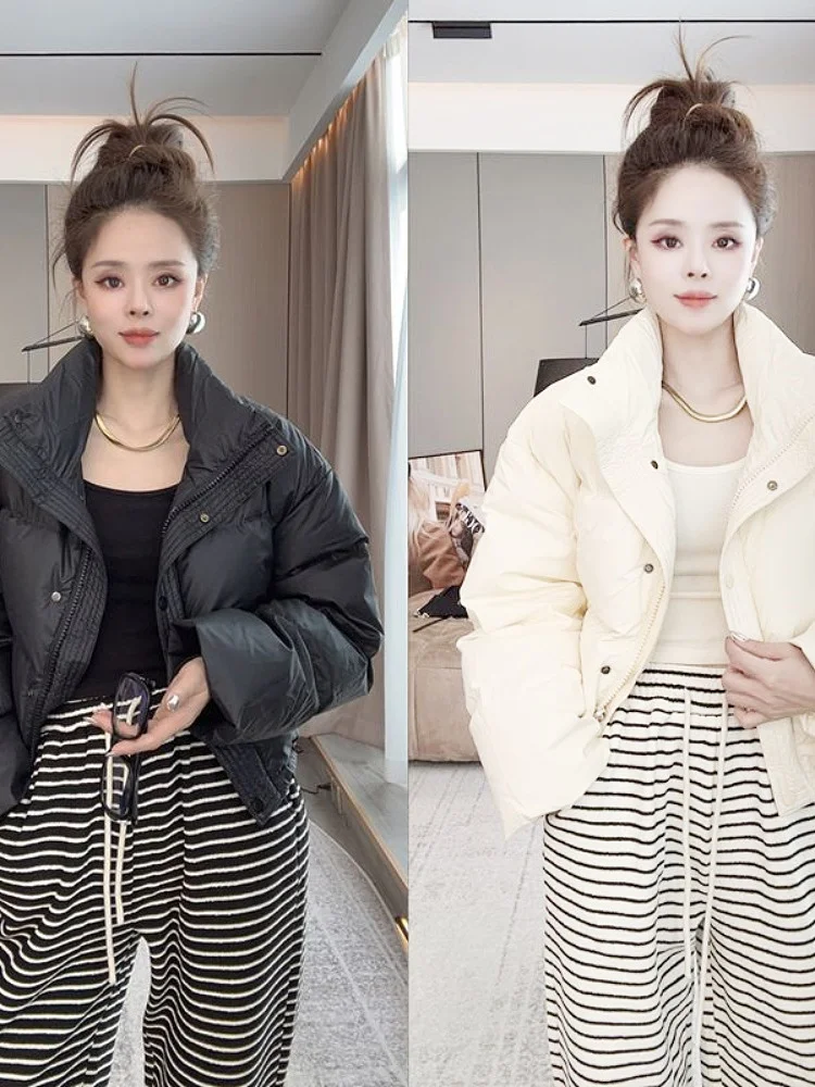 Премиум-пуховик для женщин, свободного кроя, в корейском стиле, зимнее пальто, теплое, с хлопковым наполнителем, на молнии
Премиум-пуховик для женщин, свободного кроя, в корейском стиле, зимнее пальто, теплое, с хлопковым наполнителем, на молнии