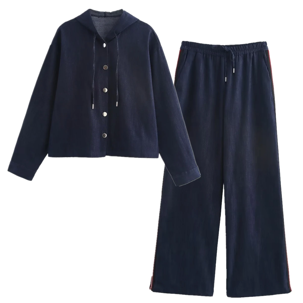 Jenny&Dave 2024 Autumn New In Nordic Minimalist Blue Deep Denim Hooded Jacket, Harem Jeans Casual Two Pieces Set Women
Jenny&Dave 2024 Autumn New In Nordic Minimalist Blue Deep Denim Hooded Jacket, Harem Jeans Casual Two Pieces Set Women