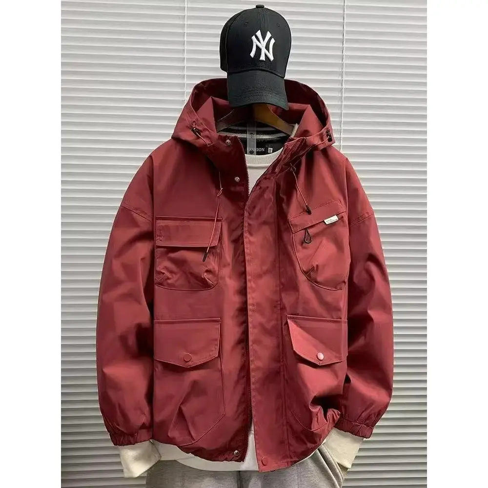 y Workwear Jaet Men's Casual Spring Autumn Multi-ket down Jaet High-End Feeling Hooded Outerwear
y Workwear Jaet Men's Casual Spring Autumn Multi-ket down Jaet High-End Feeling Hooded Outerwear