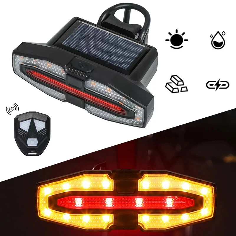 New Hot-Selling Bicycle Remote Control Taillights Road Mountain Bike Turn Signal Taillights Rechargeable Waterproof Outdoor Cycl
New Hot-Selling Bicycle Remote Control Taillights Road Mountain Bike Turn Signal Taillights Rechargeable Waterproof Outdoor Cycl