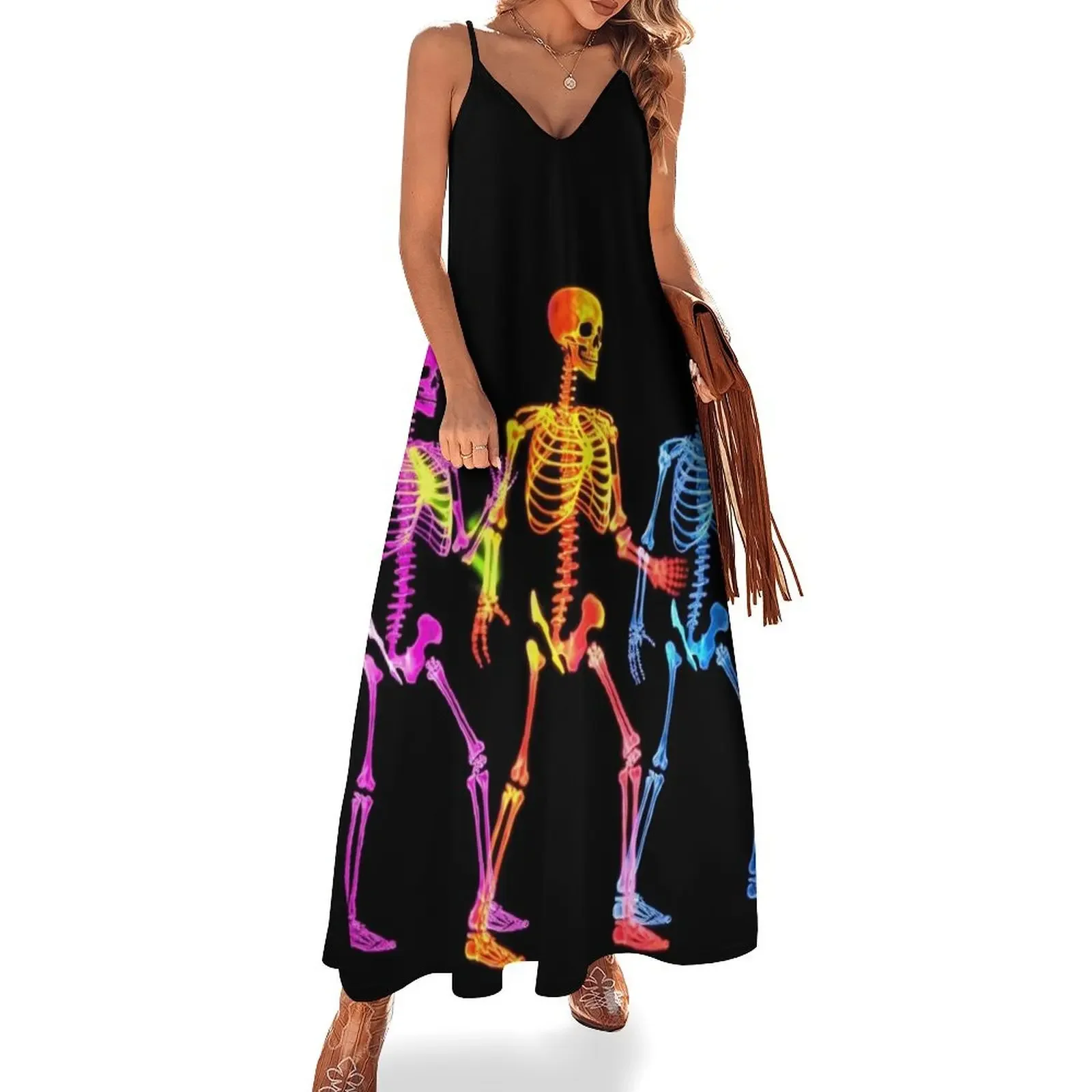 Dancing Skeletons Sleeveless Dress Dance dresses dresses for official occasions women party dresses Dress
Dancing Skeletons Sleeveless Dress Dance dresses dresses for official occasions women party dresses Dress