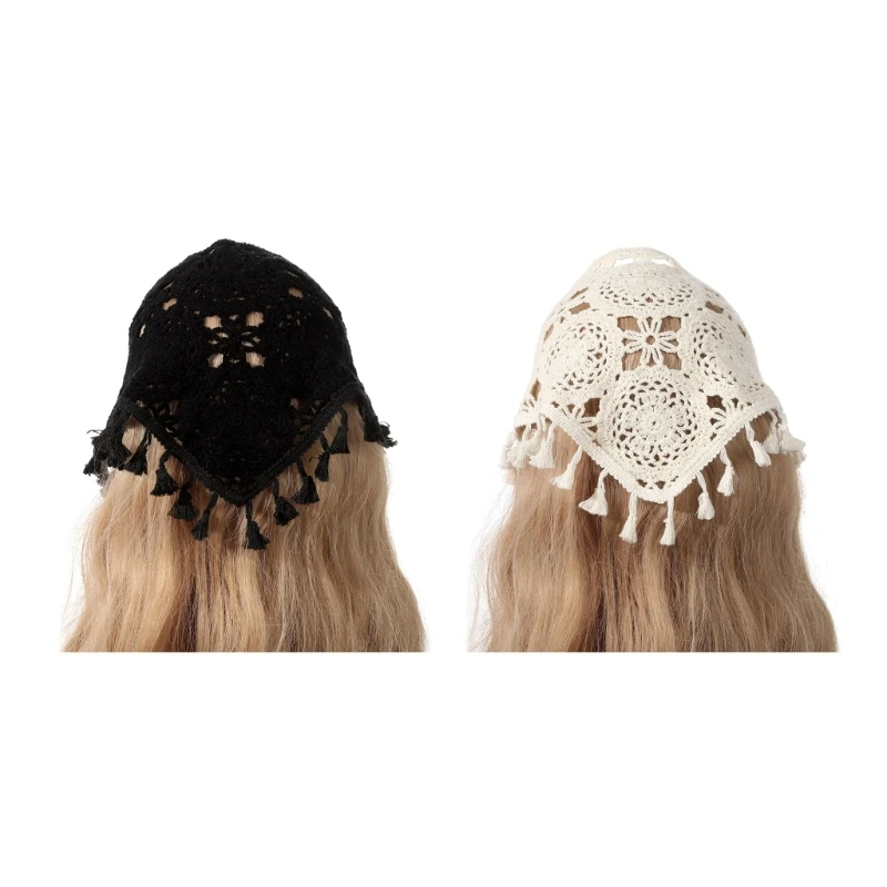 634C Vintage Crochet Headband with Flower Pattern Camping Photography Girls Kerchief
634C Vintage Crochet Headband with Flower Pattern Camping Photography Girls Kerchief