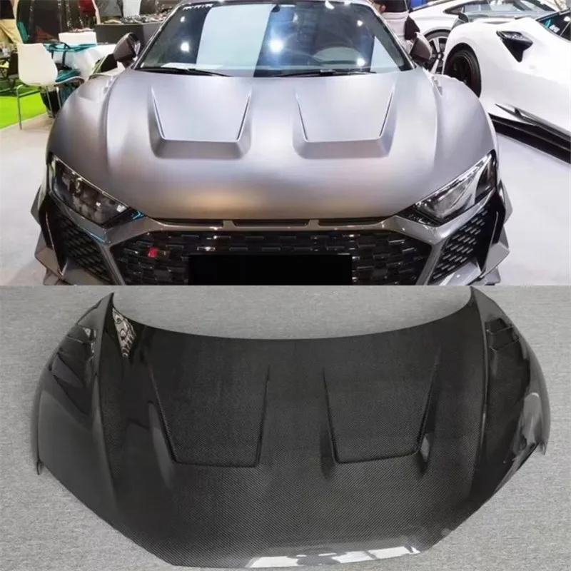 Для Audi R8 V8 V10 2016-2023 сухой капот из углеродного волокна, крышка двигателя, капот, обшивка капота автомобиля, обновленный комплект автозапчастей
Для Audi R8 V8 V10 2016-2023 сухой капот из углеродного волокна, крышка двигателя, капот, обшивка капота автомобиля, обновленный комплект автозапчастей