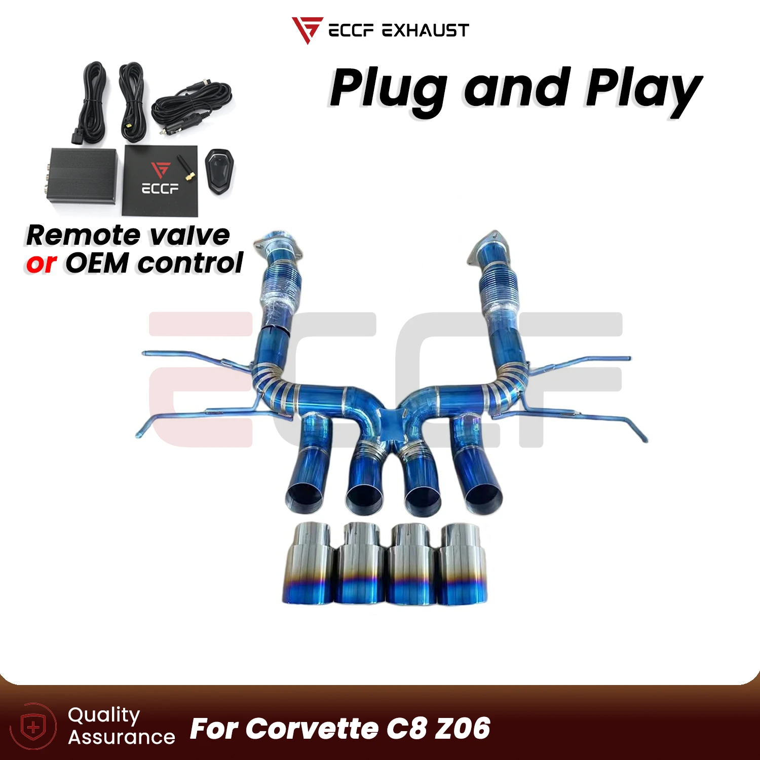 Sporty Titanium Direct Exhaust System For Corvette C8 Z06 Plug and Play Performance Upgrade Easy Installation
Sporty Titanium Direct Exhaust System For Corvette C8 Z06 Plug and Play Performance Upgrade Easy Installation