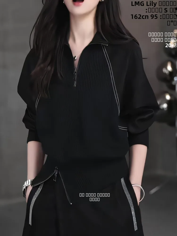 Ele Bla f-Unbuttoned Long Sve Knitwear ort Casual Sweatirt Women's Faion Autumn New Arrival Commute Sle
Ele Bla f-Unbuttoned Long Sve Knitwear ort Casual Sweatirt Women's Faion Autumn New Arrival Commute Sle