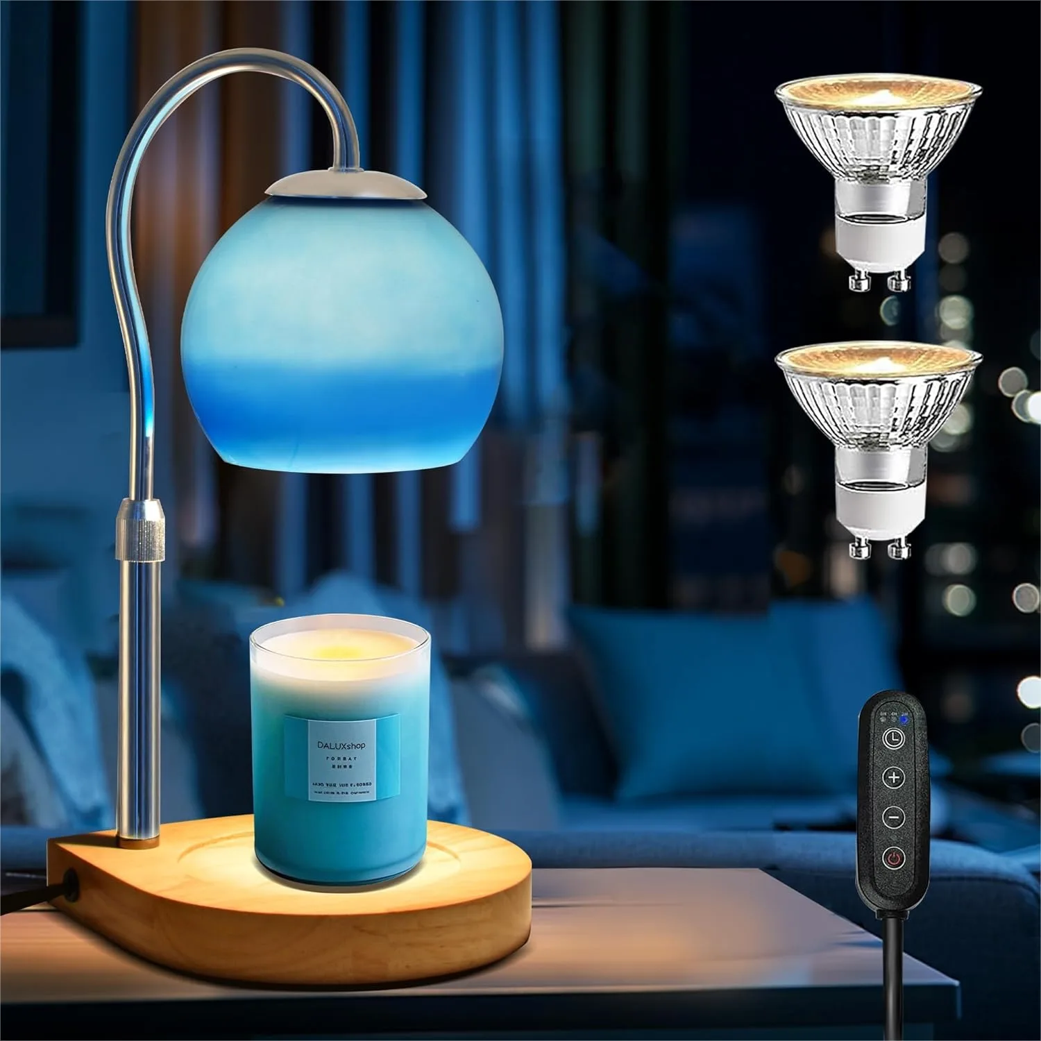 Candle Warmer Lamp With Timer 2H/4H/8H, Adjustable Height Dimmable Candle Lamp With 2 Bulbs, Wax Melt Warmer For Jar Candles, House Warming, Home Decor, Christmas Gifts For Women Mom
Candle Warmer Lamp With Timer 2H/4H/8H, Adjustable Height Dimmable Candle Lamp With 2 Bulbs, Wax Melt Warmer For Jar Candles, House Warming, Home Decor, Christmas Gifts For Women Mom