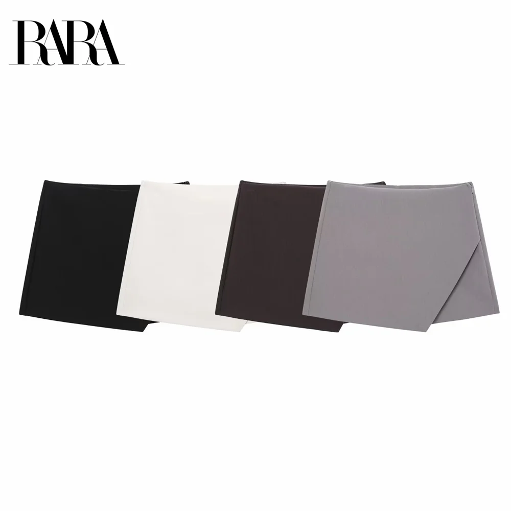 2025 RARA Spring new women's clothing multiple colors asymmetric simple versatile skirt pants casual sexy side zipper short skir
2025 RARA Spring new women's clothing multiple colors asymmetric simple versatile skirt pants casual sexy side zipper short skir