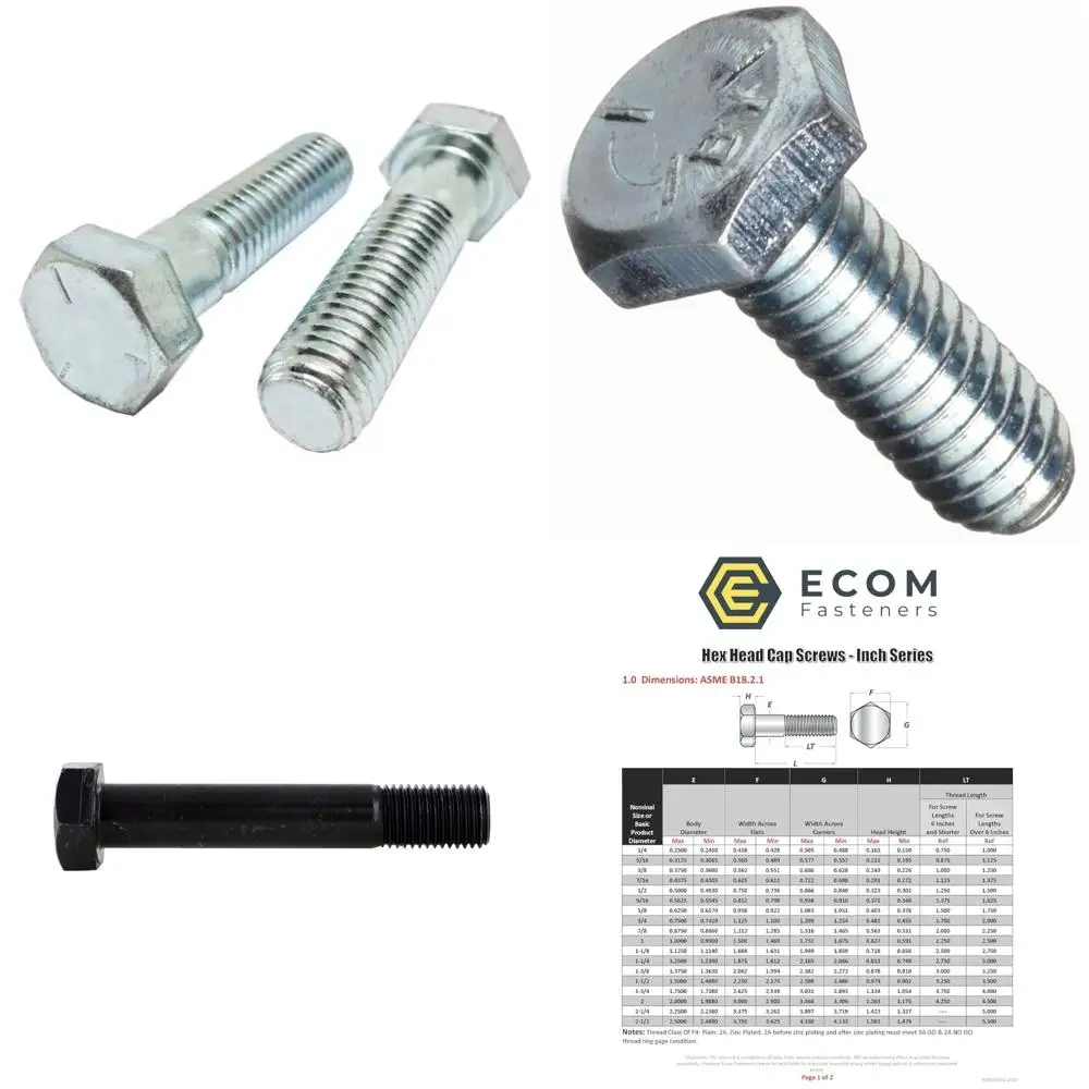 Винты с шестигранной головкой из оцинкованной стали класса 5, 1/4-20 x 3 дюйма, грубая резьба, упаковка из 100 шт., сделано в США, прочные крепежные детали
Винты с шестигранной головкой из оцинкованной стали класса 5, 1/4-20 x 3 дюйма, грубая резьба, упаковка из 100 шт., сделано в США, прочные крепежные детали