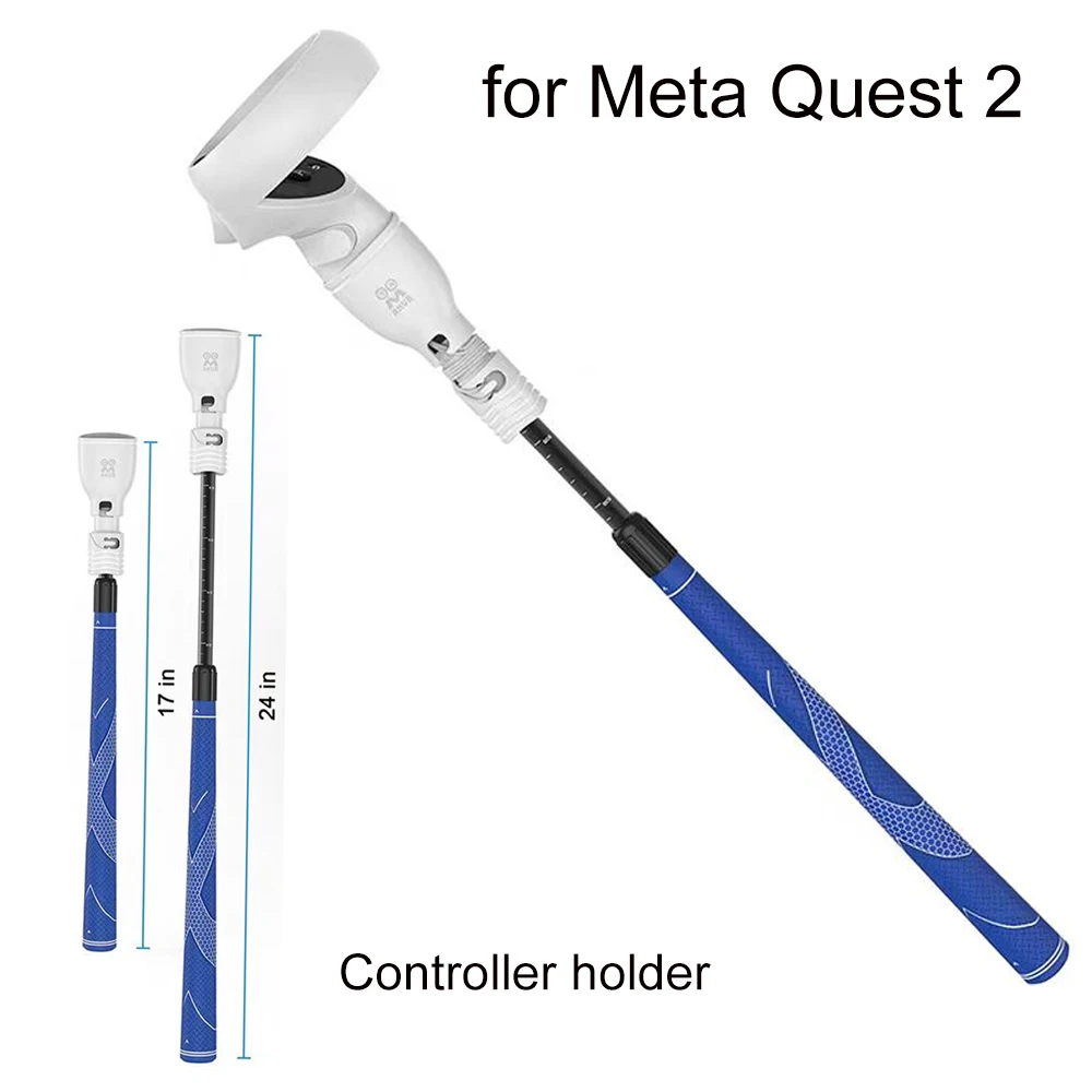 New VR Golf Club Handle Grip Attachment For Oculus Quest 2 Controllers Extension Games Accessories Realism Swing Golf Adapter
New VR Golf Club Handle Grip Attachment For Oculus Quest 2 Controllers Extension Games Accessories Realism Swing Golf Adapter
