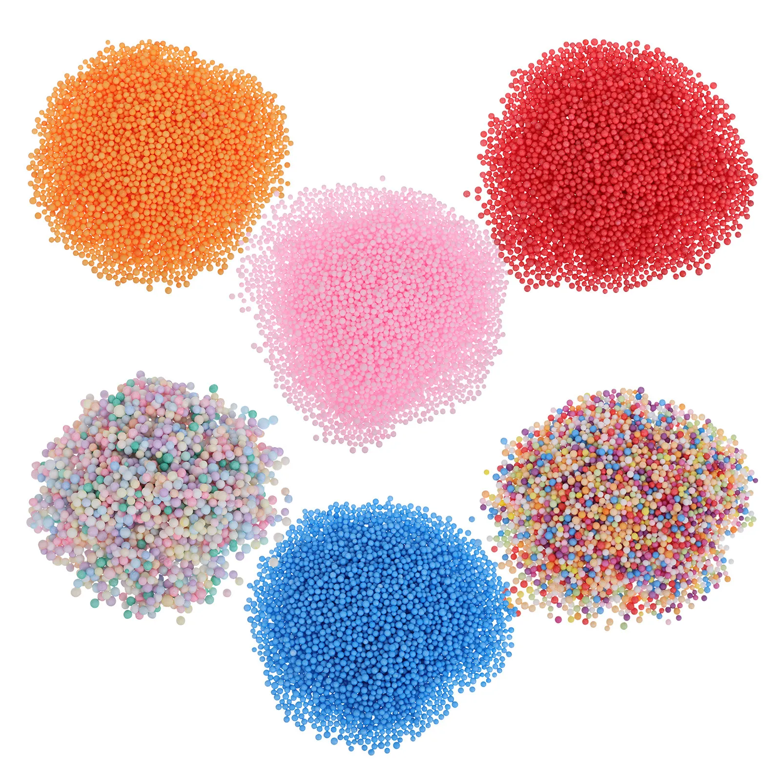 5Packs Foam Beads Colorful Polystyrene Craft Filling Foams Balls 2.5-3.5mm 4-6Mm Lightweight Bean Bag Replacement Filler Pillow
5Packs Foam Beads Colorful Polystyrene Craft Filling Foams Balls 2.5-3.5mm 4-6Mm Lightweight Bean Bag Replacement Filler Pillow