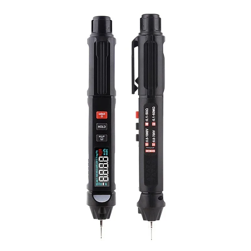 Portable Pen Multimeter Auto Range Phase Sequence Detection Burn Proof Electric Testing Pen
Portable Pen Multimeter Auto Range Phase Sequence Detection Burn Proof Electric Testing Pen