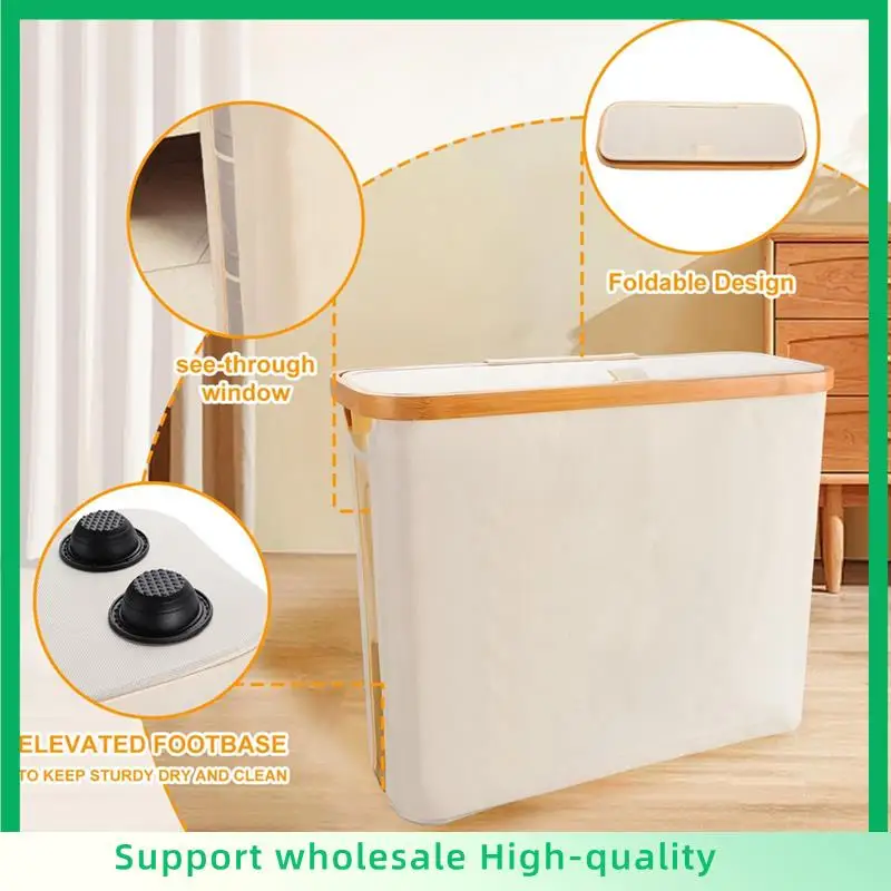 ABSF Toilet Paper Basket, Foldable Toilet Paper Storage Basket With Lid, Toilet Paper Storage Rack
ABSF Toilet Paper Basket, Foldable Toilet Paper Storage Basket With Lid, Toilet Paper Storage Rack