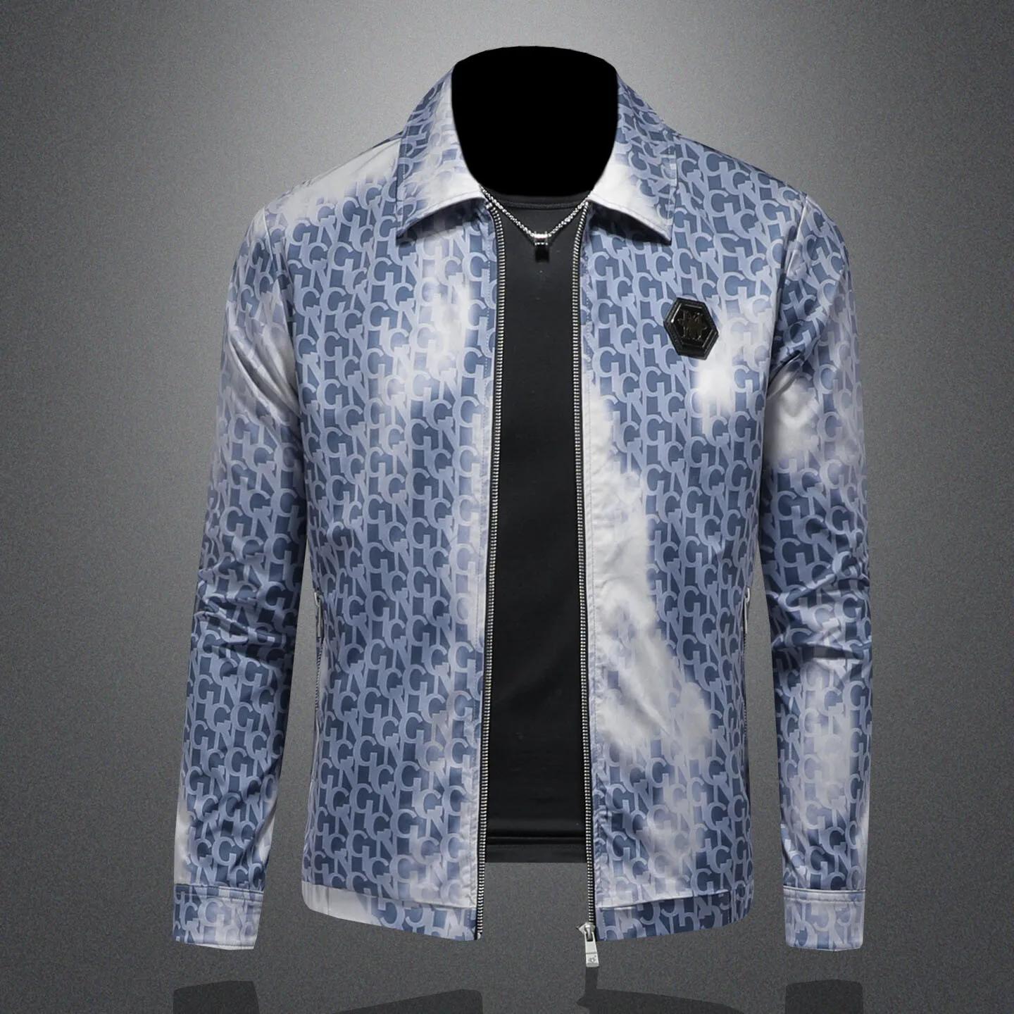 Men's Casual Slim Fit Jaet Large Size Collared Coat Spring Autumn adient Color Camouflage Breathable Polyester Fabric
Men's Casual Slim Fit Jaet Large Size Collared Coat Spring Autumn adient Color Camouflage Breathable Polyester Fabric