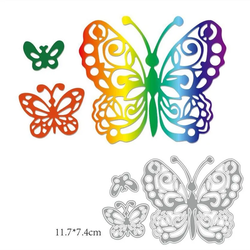 New Colorful Butterfly Metal Cut Dies Stencils for Scrapbooking Stamp/Photo Album Decorative Embossing DIY Paper Cards
New Colorful Butterfly Metal Cut Dies Stencils for Scrapbooking Stamp/Photo Album Decorative Embossing DIY Paper Cards