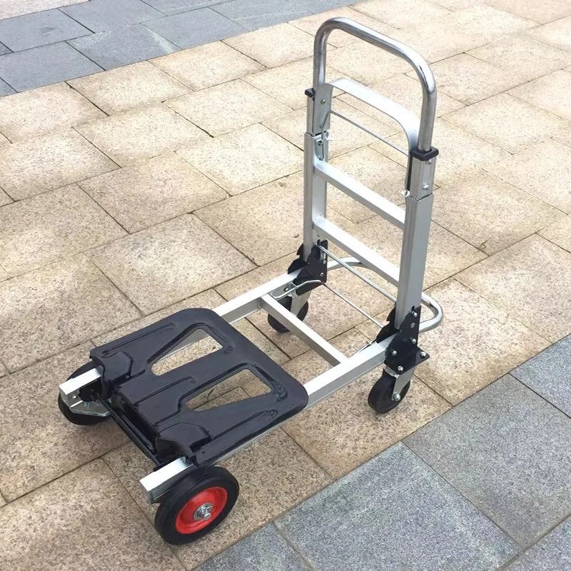 Aluminum alloy folding pull rod carts hand pulled together with push carts to carry goodsmovetransportand lengthen flatbed carts
Aluminum alloy folding pull rod carts hand pulled together with push carts to carry goodsmovetransportand lengthen flatbed carts