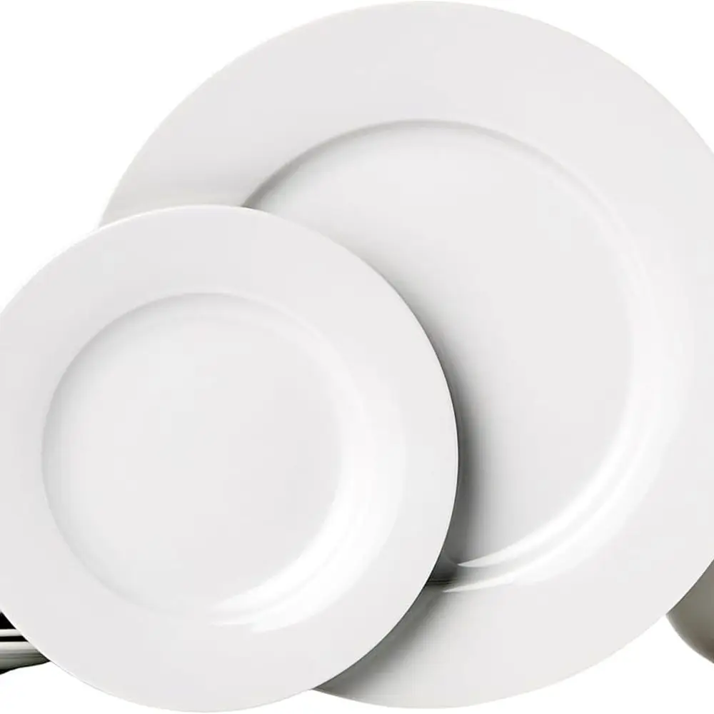 18-Piece White Dinnerware Set, Safe for Microwave & Dishwasher, 6-Person Service, Plates & Bowls
18-Piece White Dinnerware Set, Safe for Microwave & Dishwasher, 6-Person Service, Plates & Bowls