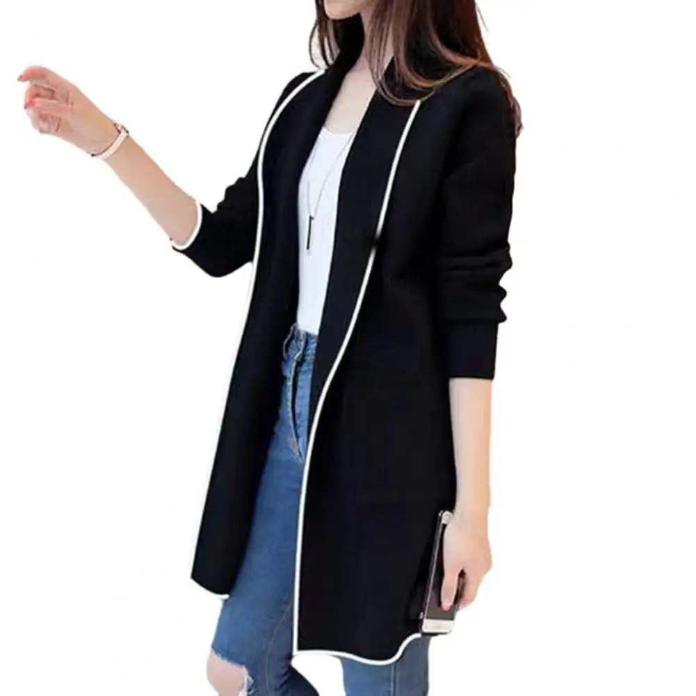 Warm Women Jacket Women Fall Jacket Stylish Women's Mid-length Open Stitch Cardigan Warm Coat with Loose Fit for Fall/winter
Warm Women Jacket Women Fall Jacket Stylish Women's Mid-length Open Stitch Cardigan Warm Coat with Loose Fit for Fall/winter