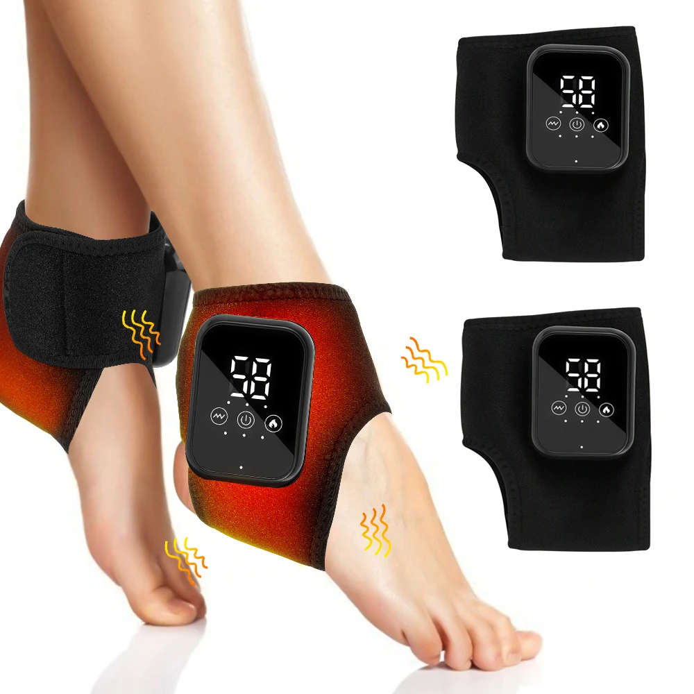 Electric Vibration Ankle Massager 3 Gears Heated Ankle Wrap Foot Protector Support Brace Heating Massage Strap For Joint Sprain
Electric Vibration Ankle Massager 3 Gears Heated Ankle Wrap Foot Protector Support Brace Heating Massage Strap For Joint Sprain