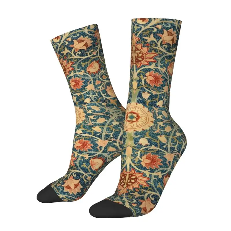 Носки с ковровым принтом на заказ Cool Holland Park William Morris для женщин и мужчин, эластичные летние, осенне-зимние носки с цветочным узором
Носки с ковровым принтом на заказ Cool Holland Park William Morris для женщин и мужчин, эластичные летние, осенне-зимние носки с цветочным узором