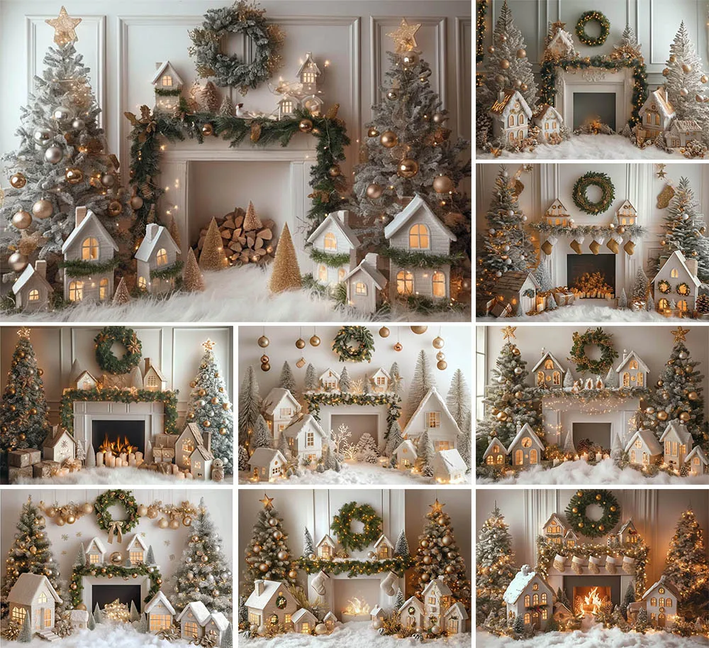 Mehofond Photography Backdrop White Village Christmas Tree Family Kids Birthday Party Glitter Star Wreath Decor Photo Background
Mehofond Photography Backdrop White Village Christmas Tree Family Kids Birthday Party Glitter Star Wreath Decor Photo Background