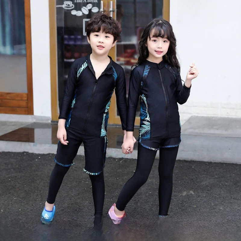 Quick Dry Long Sleeve Swimming Suit for Children Diving Suit Boys And Girls Separate Medium And Large Children's Swimwear
Quick Dry Long Sleeve Swimming Suit for Children Diving Suit Boys And Girls Separate Medium And Large Children's Swimwear