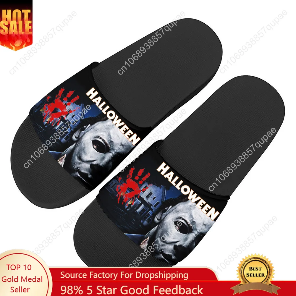 Michael Myers Halloween Killer Slippers Home Water Shoes Mens Womens Summer Slipper Retro street Indoor Outdoor Pool Sandals
Michael Myers Halloween Killer Slippers Home Water Shoes Mens Womens Summer Slipper Retro street Indoor Outdoor Pool Sandals