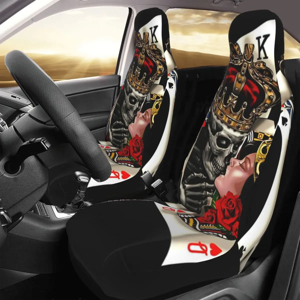 Skull Car Seat Cover Custom Printing Universal Front Protector Accessories Cushion Set
Skull Car Seat Cover Custom Printing Universal Front Protector Accessories Cushion Set