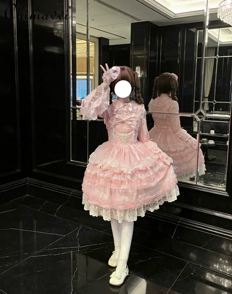 Original Design Lolita Doll Style JSK Strap Dress 2026 Spring Summer New Fairy Sweet Girl Birthday Party Elegant Princess Dress
Original Design Lolita Doll Style JSK Strap Dress 2026 Spring Summer New Fairy Sweet Girl Birthday Party Elegant Princess Dress