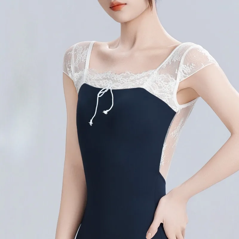 Women Ballet Leotards Short Sleeve Dance Gymnastics Bodysuits Flowered Lace Splice Stretchy Ballerina Dance Leotards/Skirt
Women Ballet Leotards Short Sleeve Dance Gymnastics Bodysuits Flowered Lace Splice Stretchy Ballerina Dance Leotards/Skirt