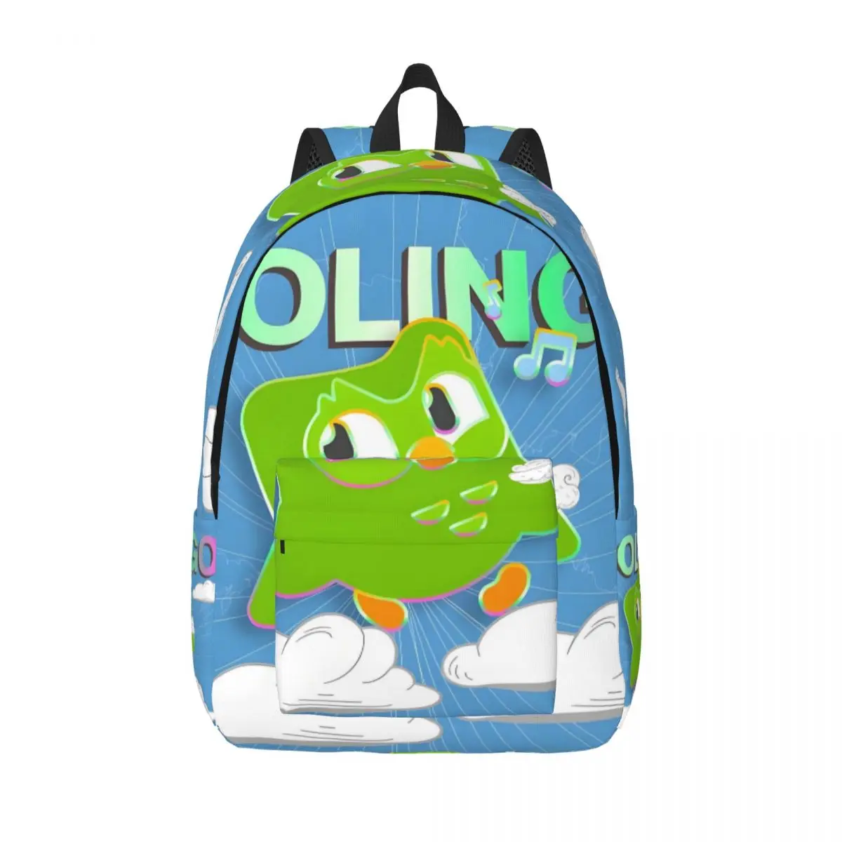 Custom White Clouds D-Duolingos Canvas Backpack for Men Women Water Resistant School College The Green Owl Bag Printing Bookbag
Custom White Clouds D-Duolingos Canvas Backpack for Men Women Water Resistant School College The Green Owl Bag Printing Bookbag