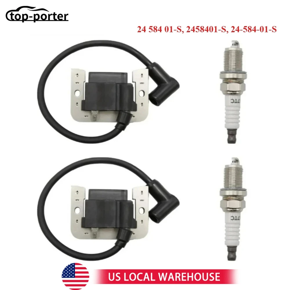 2 шт. 2458401-S Набор модулей катушки зажигания для командных двигателей Kohler 27HP CH740 CV740 CH750, 24-584-01-S; 24 584 04-S, 2458404-S
2 шт. 2458401-S Набор модулей катушки зажигания для командных двигателей Kohler 27HP CH740 CV740 CH750, 24-584-01-S; 24 584 04-S, 2458404-S