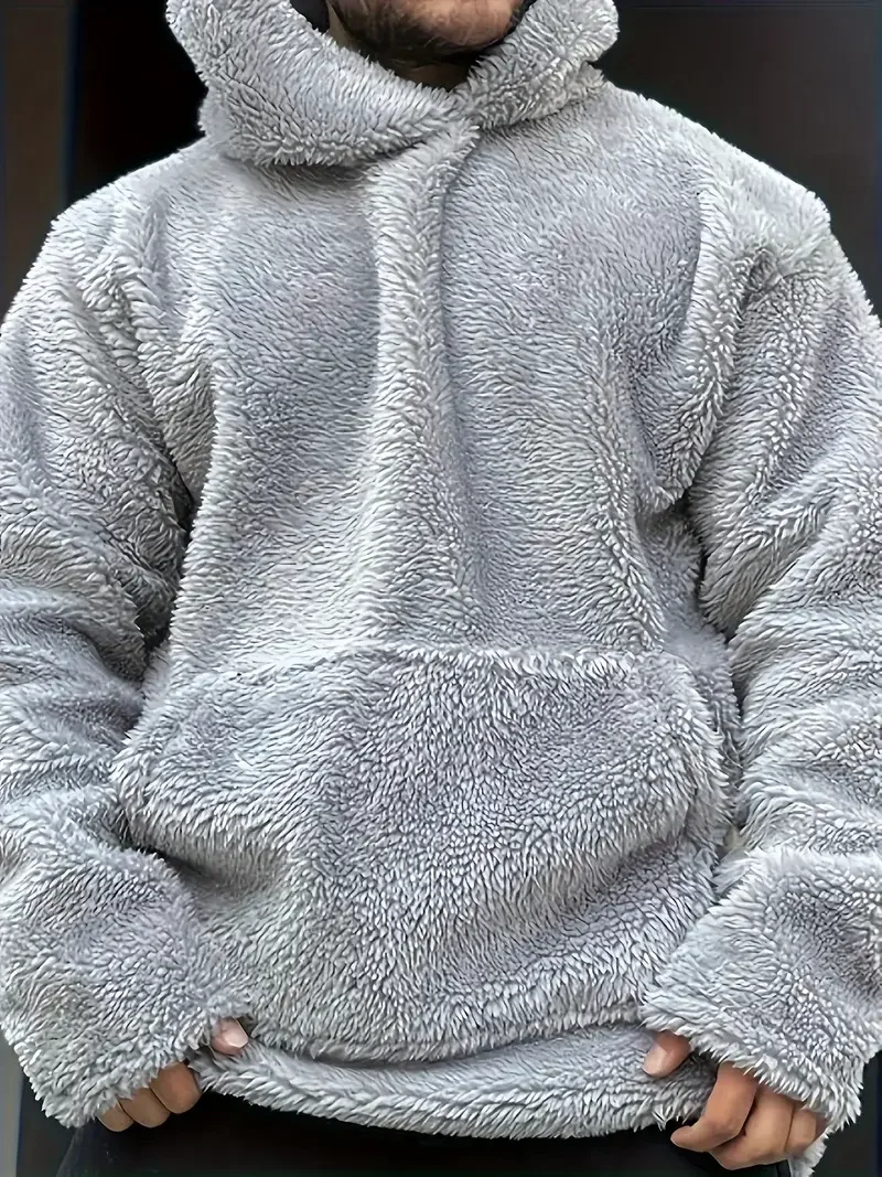 Men's double-sided velvet hooded sweatshirt, autumn and winter warm pullover, loose casual teddy velvet jacket, men's wholesale
Men's double-sided velvet hooded sweatshirt, autumn and winter warm pullover, loose casual teddy velvet jacket, men's wholesale