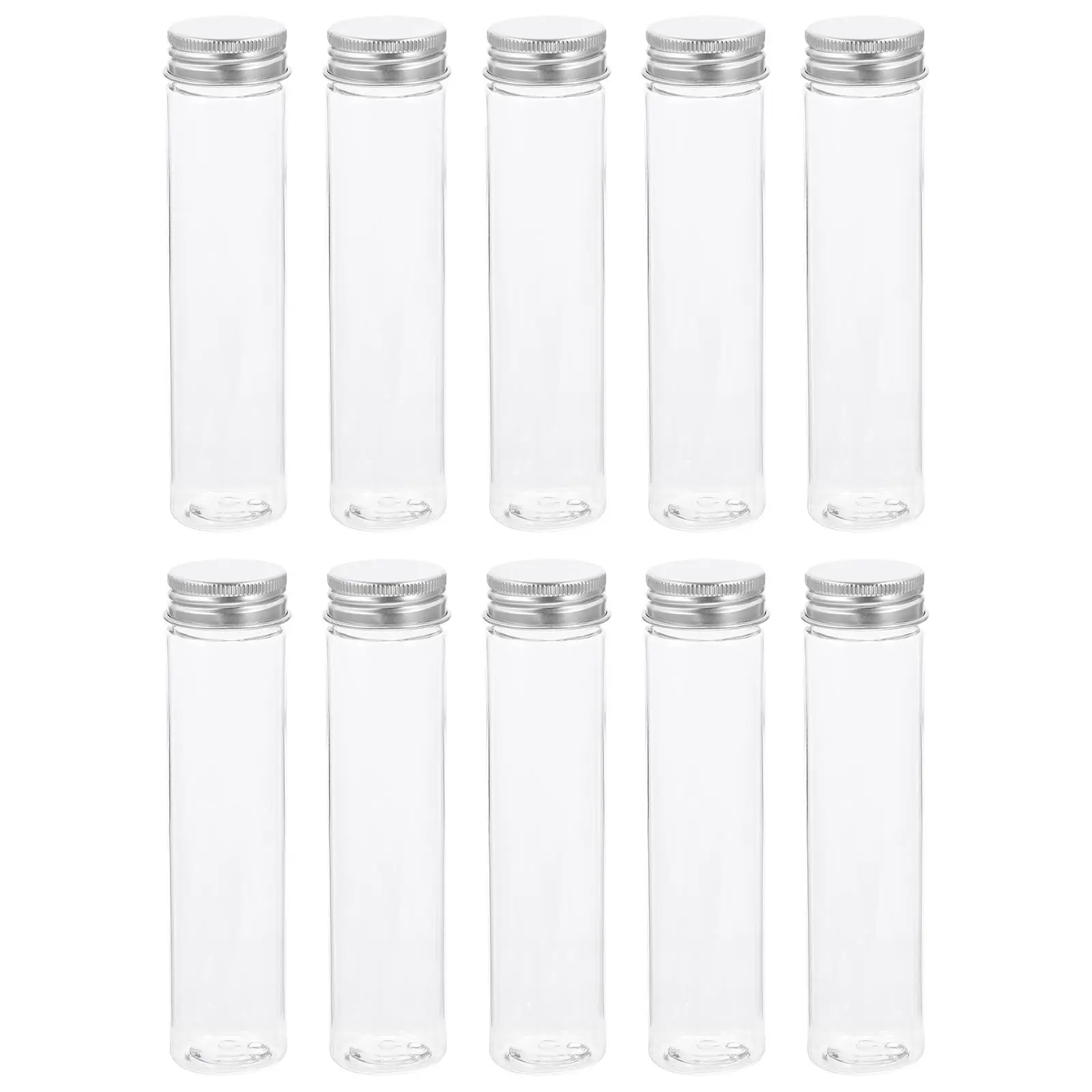 10PCS Flat Bottom Test Tubes Clear Plastic Containers with Lids PET Material Leak Proof Beauty Liquid Storage Craft Gifts
10PCS Flat Bottom Test Tubes Clear Plastic Containers with Lids PET Material Leak Proof Beauty Liquid Storage Craft Gifts