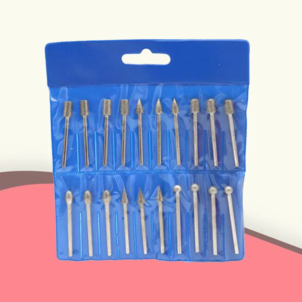 30Pcs Electroplated Diamond Grinding Burr Drill Bits 3.0mm for Electric Pneumatic Engraving Pen Rotary Tool Jade Glass Carving 
30Pcs Electroplated Diamond Grinding Burr Drill Bits 3.0mm for Electric Pneumatic Engraving Pen Rotary Tool Jade Glass Carving