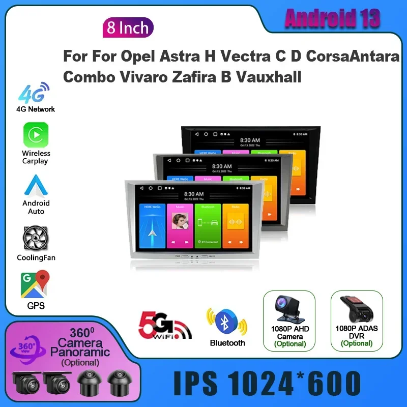 Wireless Android13 For Opel Astra H Vectra C D Corsa Antara Combo Vivaro Zafira B Vauxhal 8inch Screen
Wireless Android13 For Opel Astra H Vectra C D Corsa Antara Combo Vivaro Zafira B Vauxhal 8inch Screen
