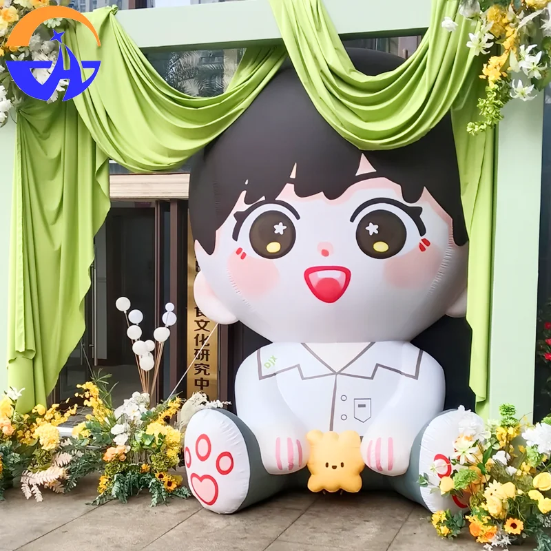 Inflatable cartoon cute star Idol figure air models for shopping mall outdoor fan support and cheering
Inflatable cartoon cute star Idol figure air models for shopping mall outdoor fan support and cheering