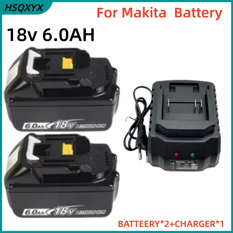 Fo Makita 18V 6.0Ah Lithium Battery BL1860 BL1860B BL1850 BL1850B Rechargeable Battery For Makita 18V LXT Power T
Fo Makita 18V 6.0Ah Lithium Battery BL1860 BL1860B BL1850 BL1850B Rechargeable Battery For Makita 18V LXT Power T