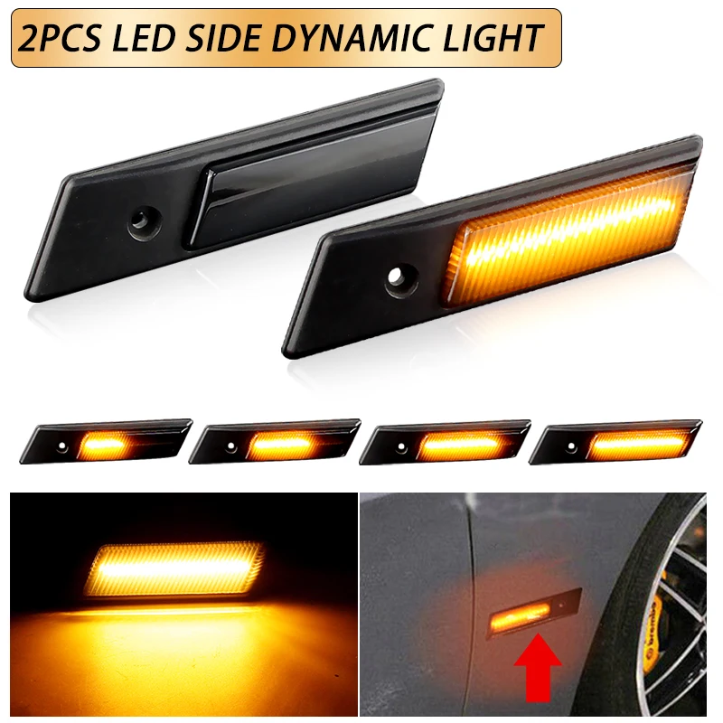 2PCS For BMW 3 Series E36 Pre-facelift M3 Led Dynamic Turn Signal Light Side Marker Fender Sequential Lamp Indicator Blinker
2PCS For BMW 3 Series E36 Pre-facelift M3 Led Dynamic Turn Signal Light Side Marker Fender Sequential Lamp Indicator Blinker