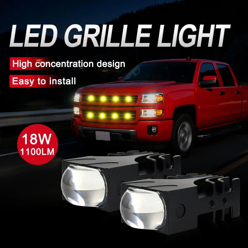  2PC 18W LED Light Pods Car Mini Driving Lights for Motorcycle Headlight Projector Lens Bi LED Matrix Headlamp Dual Colors Bea
2PC 18W LED Light Pods Car Mini Driving Lights for Motorcycle Headlight Projector Lens Bi LED Matrix Headlamp Dual Colors Bea