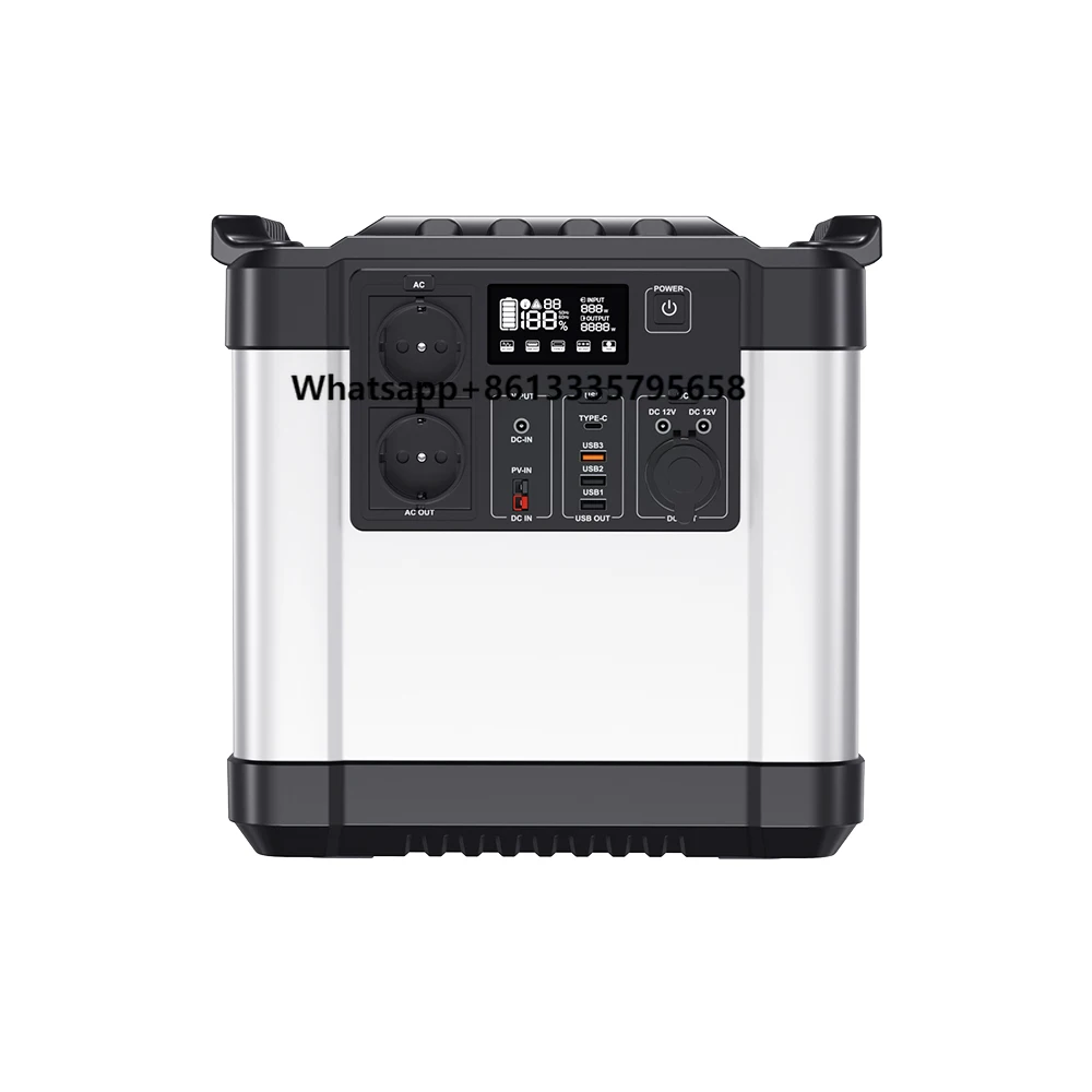 UNIT PACK POWER Lifepo4 Portable Rechargeable Power Station 2000w 2220wh Solar Power Bank Station Portable Generate 2kw
UNIT PACK POWER Lifepo4 Portable Rechargeable Power Station 2000w 2220wh Solar Power Bank Station Portable Generate 2kw