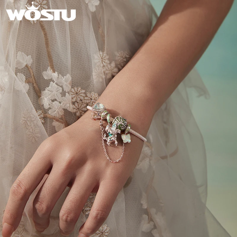 WOSTU стерлингового серебра 925 пробы морозный эльф кулон Guardian Elf of Light Шарм оригинальный подходит для женщин браслет DIY ювелирные изделия подарок
WOSTU стерлингового серебра 925 пробы морозный эльф кулон Guardian Elf of Light Шарм оригинальный подходит для женщин браслет DIY ювелирные изделия подарок