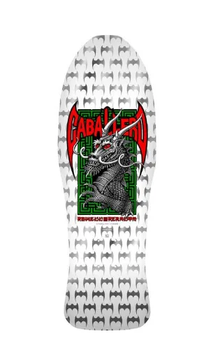 9.95x29.74 Powell Peralta Steve Caballero Bones Brigade Series 17 Re-Issue Deck - White
9.95x29.74 Powell Peralta Steve Caballero Bones Brigade Series 17 Re-Issue Deck - White