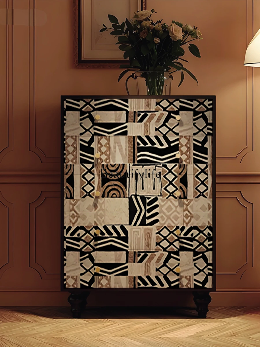 French-style Vintage Solid Wood Living Room Five-drawer Cabinet Home Storage Organizer
French-style Vintage Solid Wood Living Room Five-drawer Cabinet Home Storage Organizer